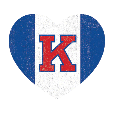 kansas ku Sticker by kualumni
