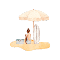 Summer Woman Sticker by elicoelhodesign