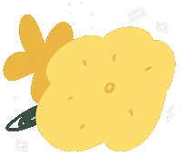 Flower Sticker by haenaillust