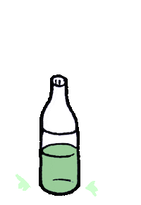 maximegg shake glass juice mug Sticker