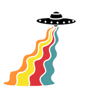 Space Ufo Sticker