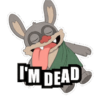 Im Dead Rest In Peace Sticker