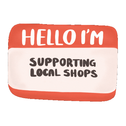 Sustainability Shop Local Sticker by RobinRetail