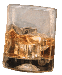 On The Rocks Drinking Sticker by Telegraph Creative