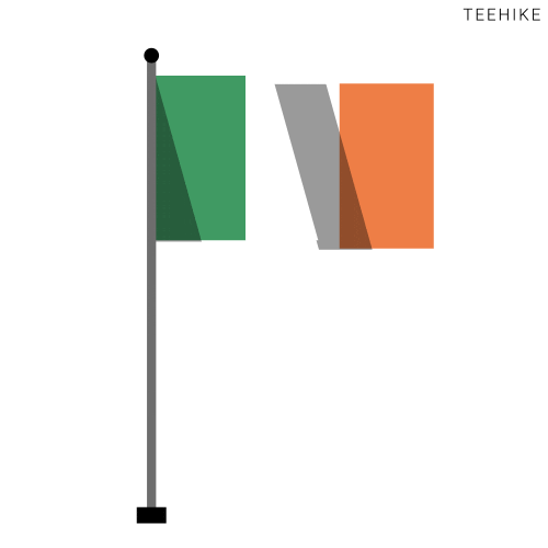 Ireland Flag GIF by Teehike