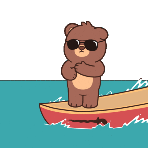 Teddy Bear Dancing Sticker by BEARISH