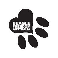 BeagleFreedomAustralia cat dog freedom rescue Sticker