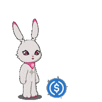 Crypto Kicking Sticker by Fluffey
