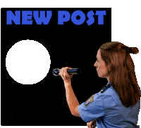 Police New Post Sticker by Polizei_Ffm