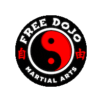 deportefree martial arts kickboxing kick boxing free dojo Sticker