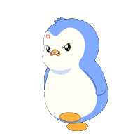 Angry How Dare You Sticker by Pudgy Penguins