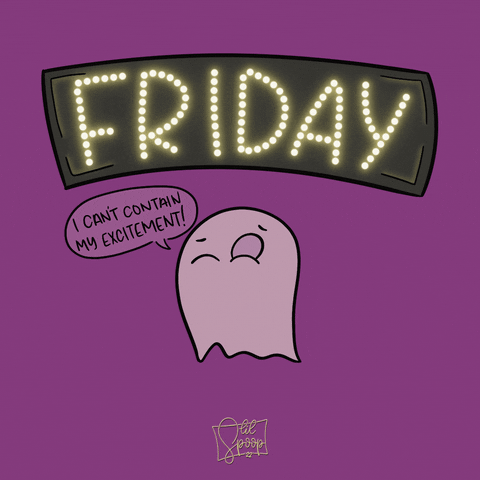 Excited Friendly Ghost GIF