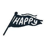 Happy Flag Sticker by eerseart