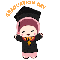 tikaalodia graduation graduate hijab tika Sticker