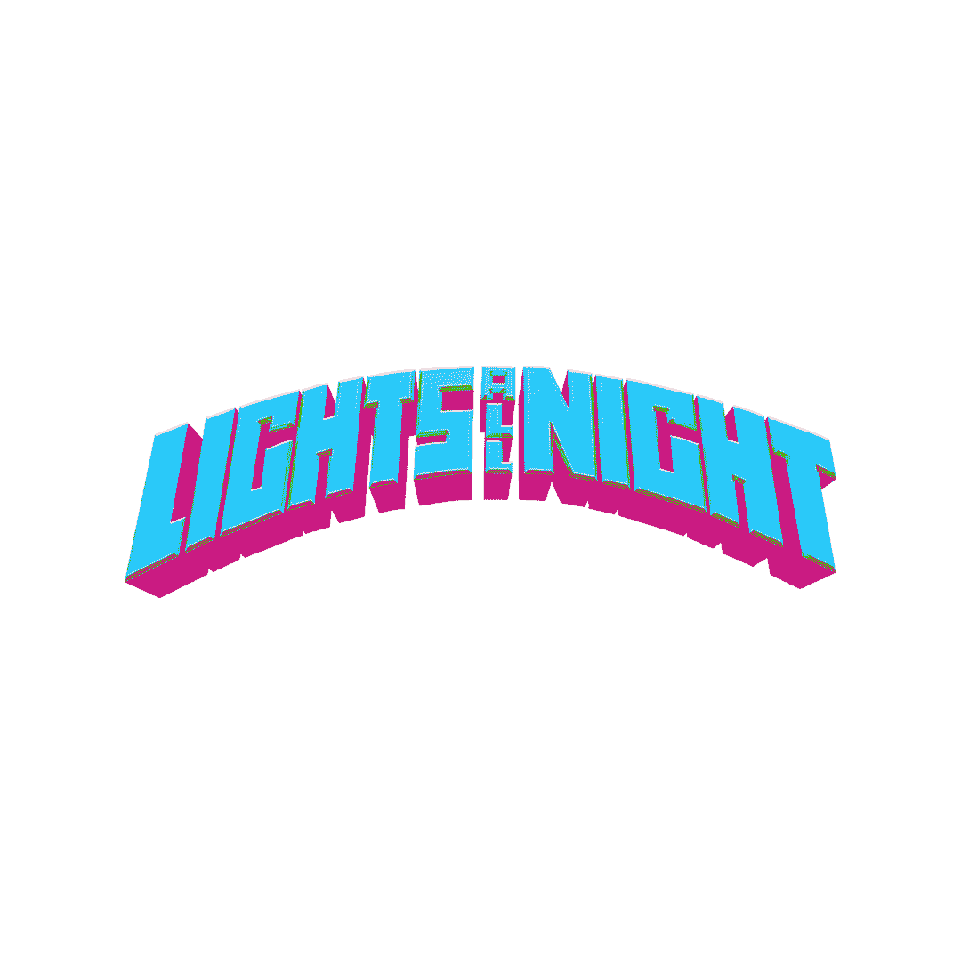 Lights All Night Lan Sticker by Disco Donnie Presents