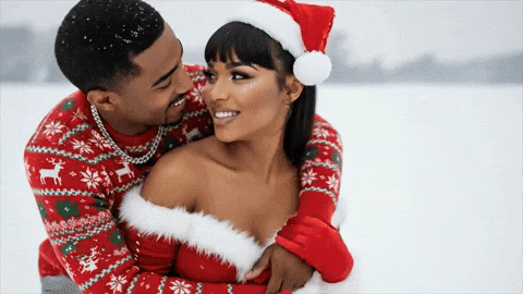 Merry Christmas Hug GIF by MidwestHubTV