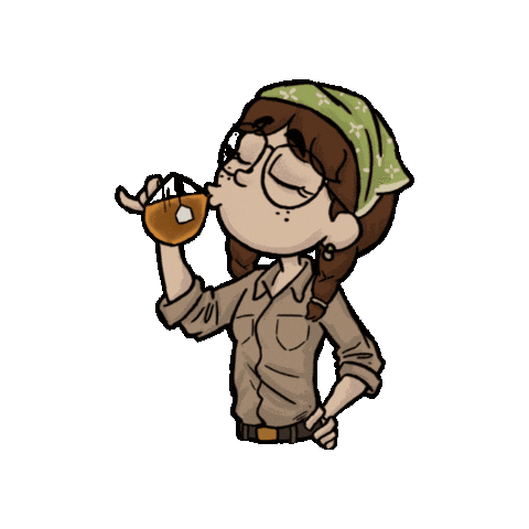 The Tea Sticker by Pepper Steps