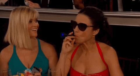 Golden Globes Smoking GIF by Vulture.com