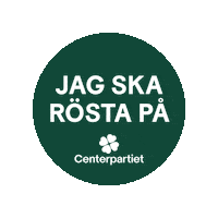 Rosta Sticker by Centerpartiet