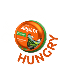 Hungry Food Sticker by Argeta