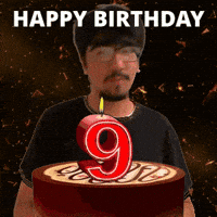 9Th Birthday 9 Years Old GIF