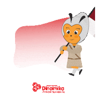 Character Hero Sticker by UNIVERSITAS DINAMIKA