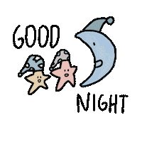 Sleepy Good Night Sticker