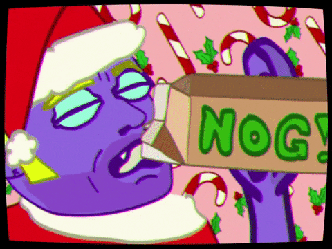 Candy Cane Christmas GIF by d00dbuffet