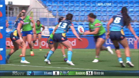 Womens Rugby League Nrl GIF by Canberra Raiders