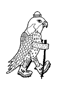 Peregrine Falcon Fitness Sticker by yannik bröhl design