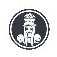 Estrellagr marina estrella flisvos Sticker