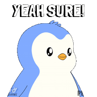 Penguin Yes Sticker by Pudgy Penguins