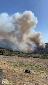 Brush Fire Forces Evacuations in Orange County