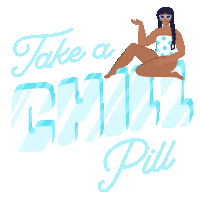 Relaxing Chill Out Sticker by Hello All