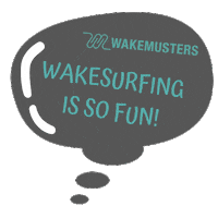 Wakesurf Sticker by WAKEMUSTERS