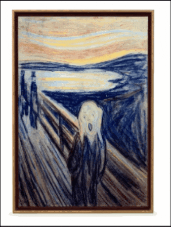 Edvard Munch Art GIF by ElmonX