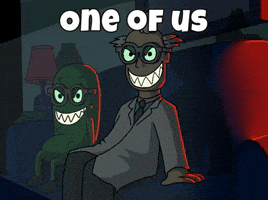 Gang Gang Couch GIF by 3dFrankenPunks