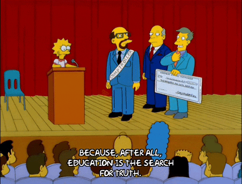 lisa simpson superintendent chalmers GIF