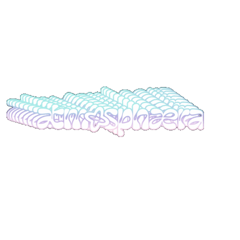 atmosphaera giphygifmaker floating gradient wordmark Sticker
