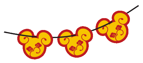 Lunar New Year Dca Sticker by Disneyland Resort