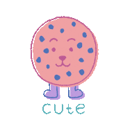 Happy Chocolate Chip Cookie Sticker