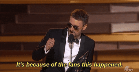 Country Music Association Its Because Of The Fans This Happened GIF by CMA Awards