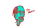 Hand Head Sticker by El Primo Brand