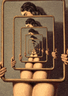 reflect rene magritte GIF by Feliks Tomasz Konczakowski