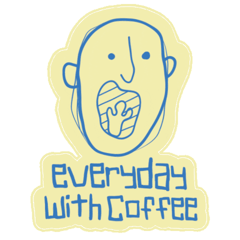 Tuangcoffee giphyupload everyday with coffee Sticker