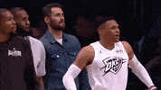 nba all star happy dance GIF by NBA