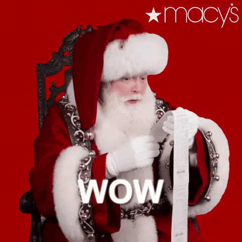 Christmas Wow GIF by Macy's