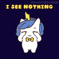 Bu Look Away GIF by Brave Unicorn