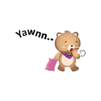 Sleepy Yawn Sticker by Subang Jaya Medical Centre