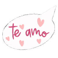 Te Amo Puro Amor Sticker